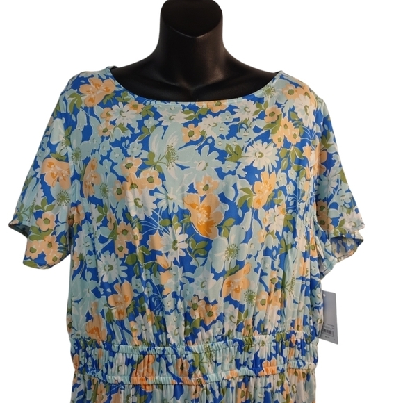 Croft & Barrow Women's Floral Print Dress Sz XL NWT - Picture 3 of 9